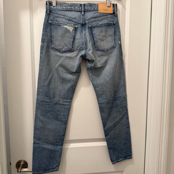 New Moussy Vintage Tapered Distressed Jeans Size 26 - Picture 4 of 6